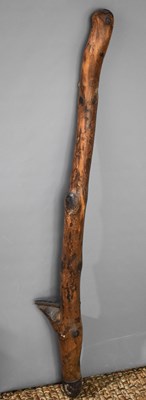 Lot 156 - An Irish 19th century treen and iron potato...