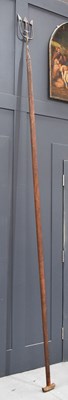 Lot 162 - A 19th century bridge eel spear, the long...