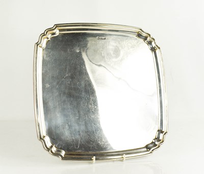 Lot 288 - A George V silver salver, by Robery Stuart,...