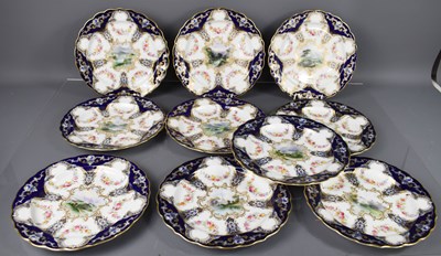 Lot 59 - A set of eleven Royal Worcester plates,...