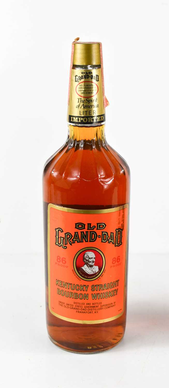 Lot 49 - A litre bottle of 1984 Old Grand-Dad Kentucky...