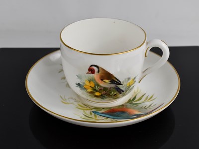 Lot 44 - A Royal Worcester tea cup and saucer, by...