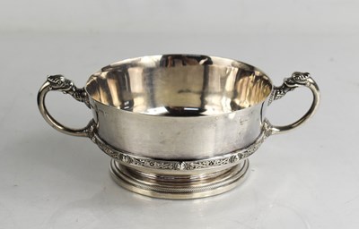 Lot 267 - An Edwardian silver twin handled dish stamped...