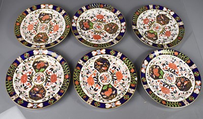 Lot 40 - Twelve Royal Crown Derby plates, six 26cm...