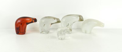 Lot 67 - A group of five Wedgewood, Kings Lynn glass...