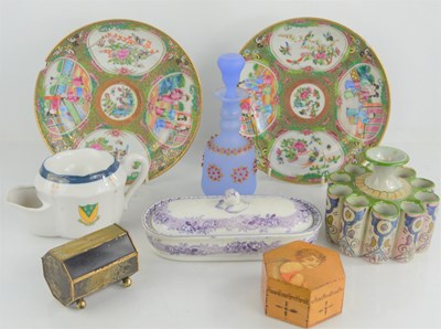 Lot 188 - A group of ceramics to include two 19th...