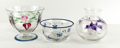 Lot 19 - Eva Englund and Arne Lindblom for Orrefors,...