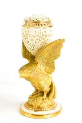 Lot 197 - A Royal China Works Worcester pot pourri in...