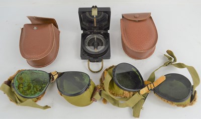 Lot 446 - A WWII Magnetic Marching compass mark I made...