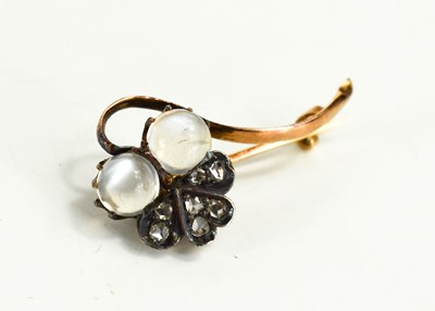 Lot 5 - A 19th century Aesthetic movement moonstone...