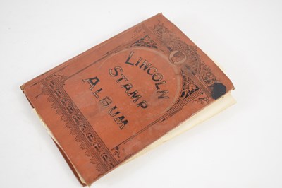 Lot 457 - A Victorian stamp album containing British and...