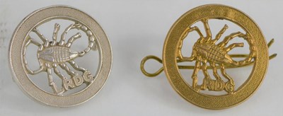Lot 465a - Two Long Range Desert Group badges (L.R.D.G)...