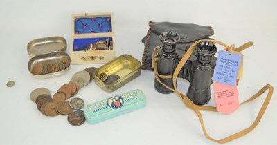 Lot 261 - A pair of vintage Prisma binoculars together...