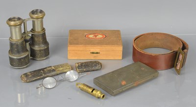Lot 445 - A group of cigarette silks together with a WWI-...