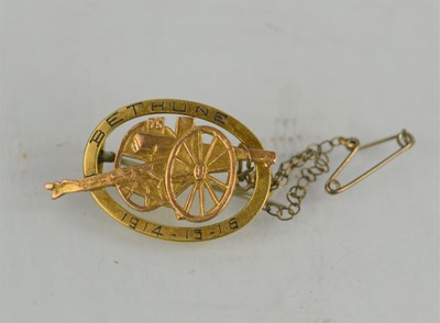 Lot 441 - A WWI Bethune 1914-1915 artillery 75...