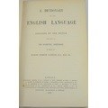 Lot 366 - A volume of 'A Dictionary of the English...