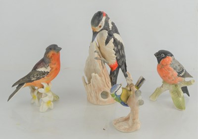 Lot 198 - Four Goebel bird figures to include a Blue...
