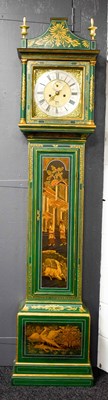 Lot 485 - A fine and rare 18th century longcase clock by...