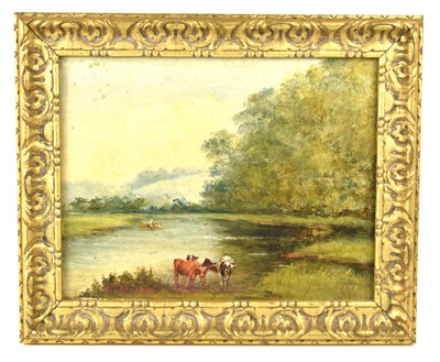 Lot 313 - An early 20th century oil on board depicting...