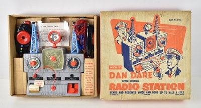 Lot 403 - A vintage Dan Dare space control radio station,...