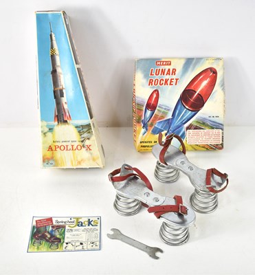 Lot 396 - A 1960's Merit Cat No.9220 Lunar Rocket set...