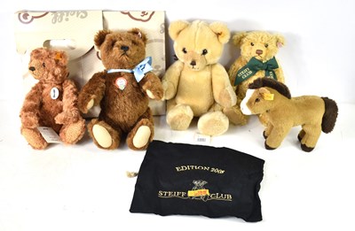 Lot 412 - A group of Steiff teddy bears to include a...