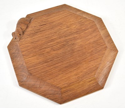Lot 36 - A Robert "Mouseman" Thompson octagonal oak...