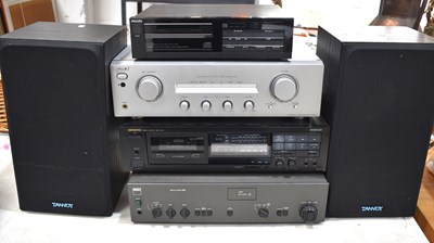 Lot 387 - A group of Hi-Fi separates to include a NAD...