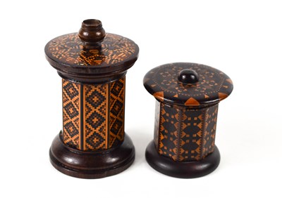 Lot 6 - A Georgian early 19th century Tunbridge Ware...