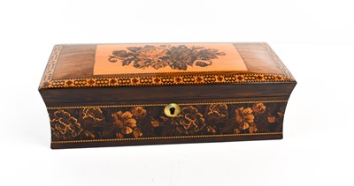 Lot 30 - A Georgian early 19th century Tunbridge ware...