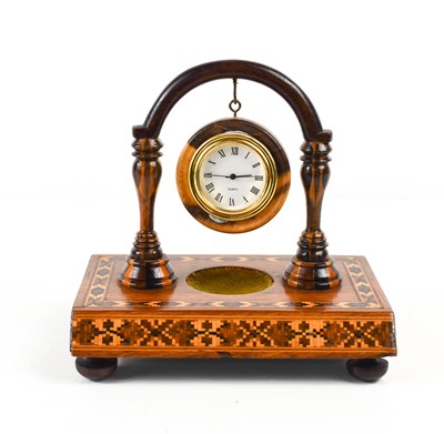 Lot 32 - A 19th century Victorian arch form watch stand,...