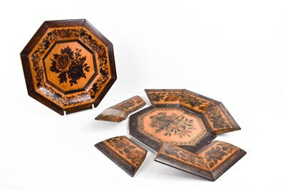 Lot 33 - A 19th century rosewood Tunbridge ware...