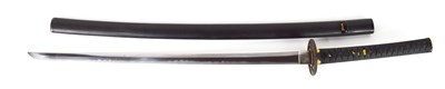 Lot 431 - A Shinto Katana Samurai sword, with gold...
