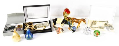 Lot 44 - A group of five enamel boxes in the form of...
