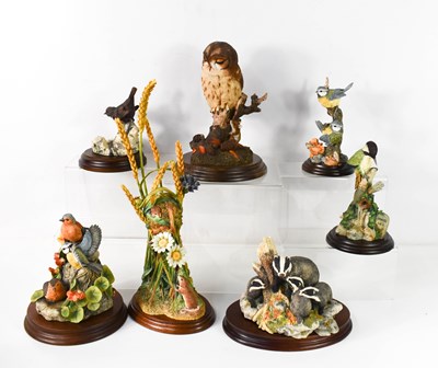 Lot 189 - A group of Country Artists model bird groups...