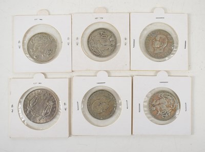 Lot 438 - A group of five 1960 835 silver 20 Drachmai...