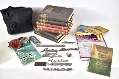 Lot 432 - A group of engineering books and car related...