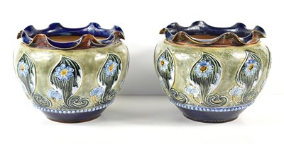 Lot 228 - A Royal Doulton stoneware jardiniere with...