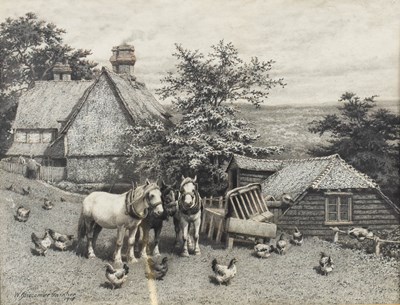 Lot 411 - William Biscombe Gardner (1847-1919) a pair of...