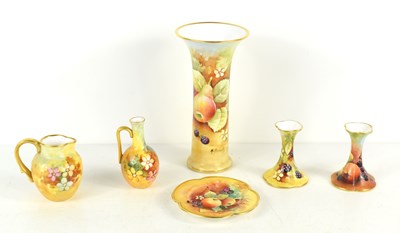 Lot 29 - A group of Caverswall miniature pottery,...