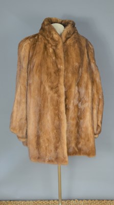 Lot 340 - A vintage 3/4 length mink fur coat