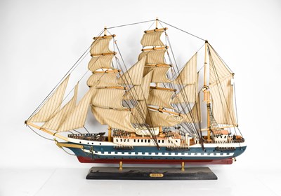 Lot 285 - A 20th century model sailing ship 'Belam',...