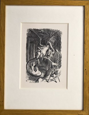 Lot 42 - Sir John Tenniel (1820-1914): The Jabberwock,...