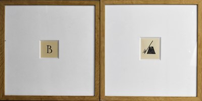 Lot 40 - Eric Gill (1882-1940): Initial B with Column,...