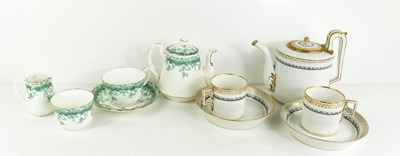 Lot 19 - A Royal Vienna part tea service comprising tea...