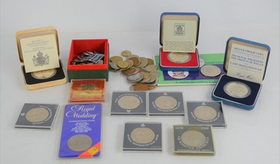 Lot 436 - Three silver proof commemorative coins in...