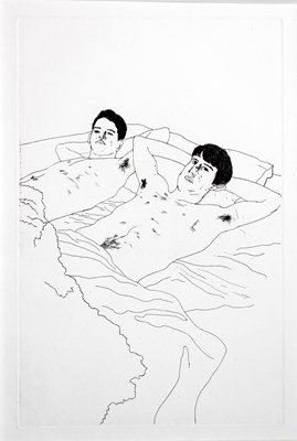 Lot 27 - David Hockney (1937): In Despair, print,...