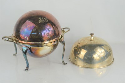 Lot 500 - A Mappin and Webb silver plate soup tureen...