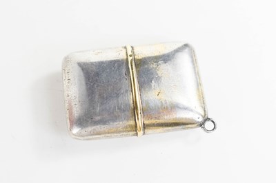 Lot 145 - A Movado silver travelling pendant watch,...