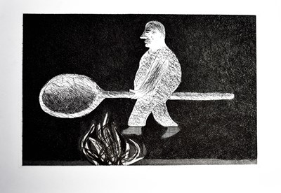 Lot 14 - David Hockney (1937): Riding Around on a...